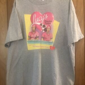 Lucy’s Chocolate Factory graphic tshirt.